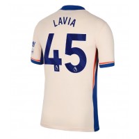 Camisa de Futebol Chelsea Romeo Lavia #45 Equipamento Secundário 2024-25 Manga Curta